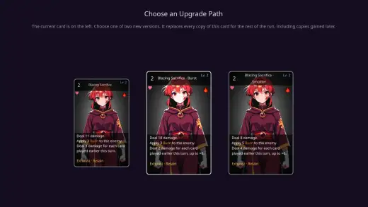 Two upgrade paths for the same card