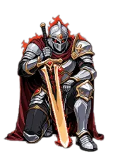 Cursed Paladin — game art