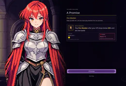 A waifu's promise: Bond experience for keeping it